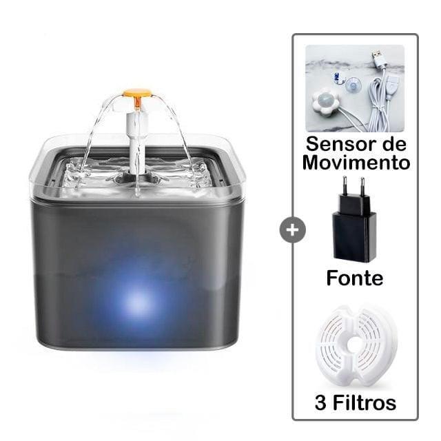 Fonte de Água para Gatos - Sensor de Movimento