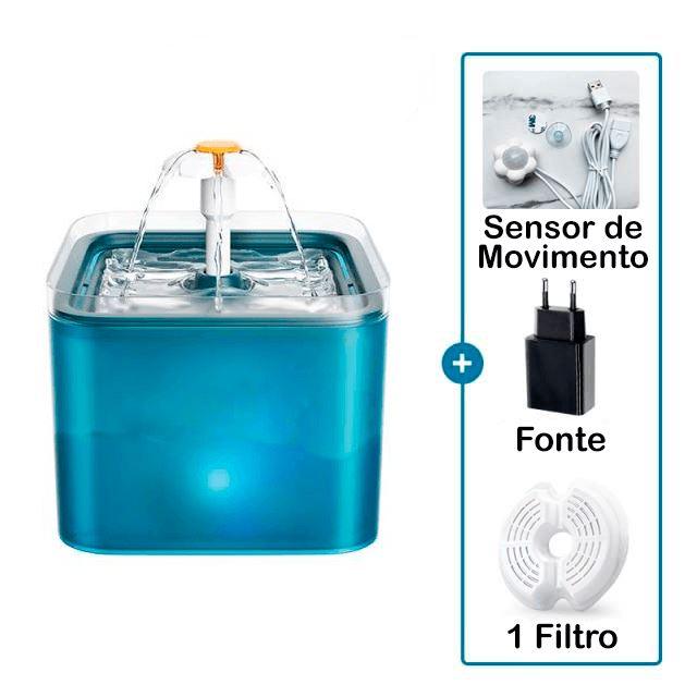 Fonte de Água para Gatos - Sensor de Movimento